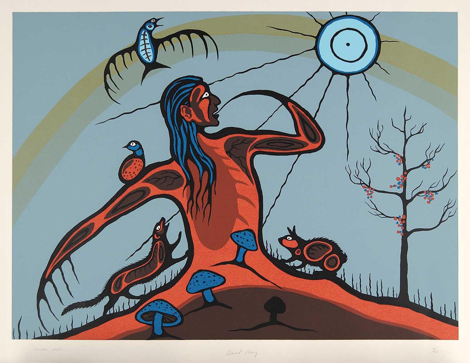 Carl Ray (1942-1978) - Animal Spirit  #75/98