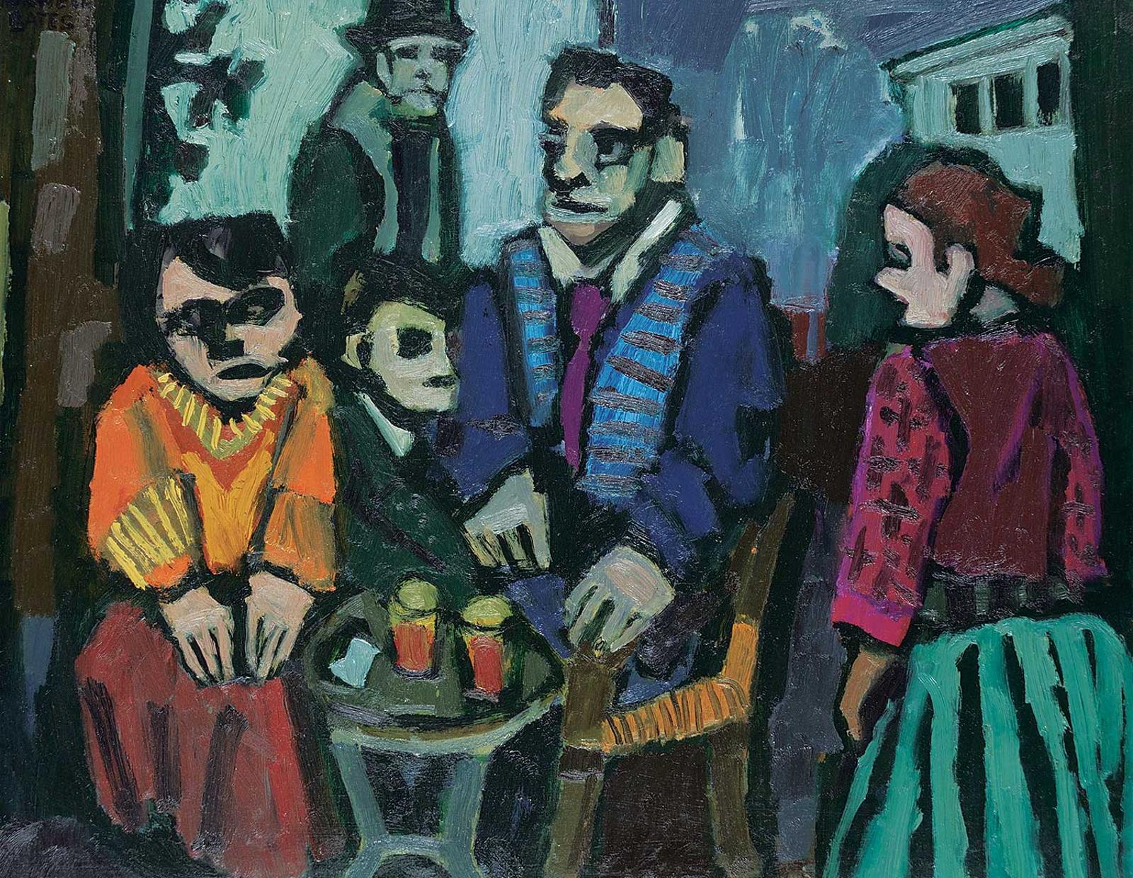 Maxwell Bennett Bates (1906-1980) - Cafe
