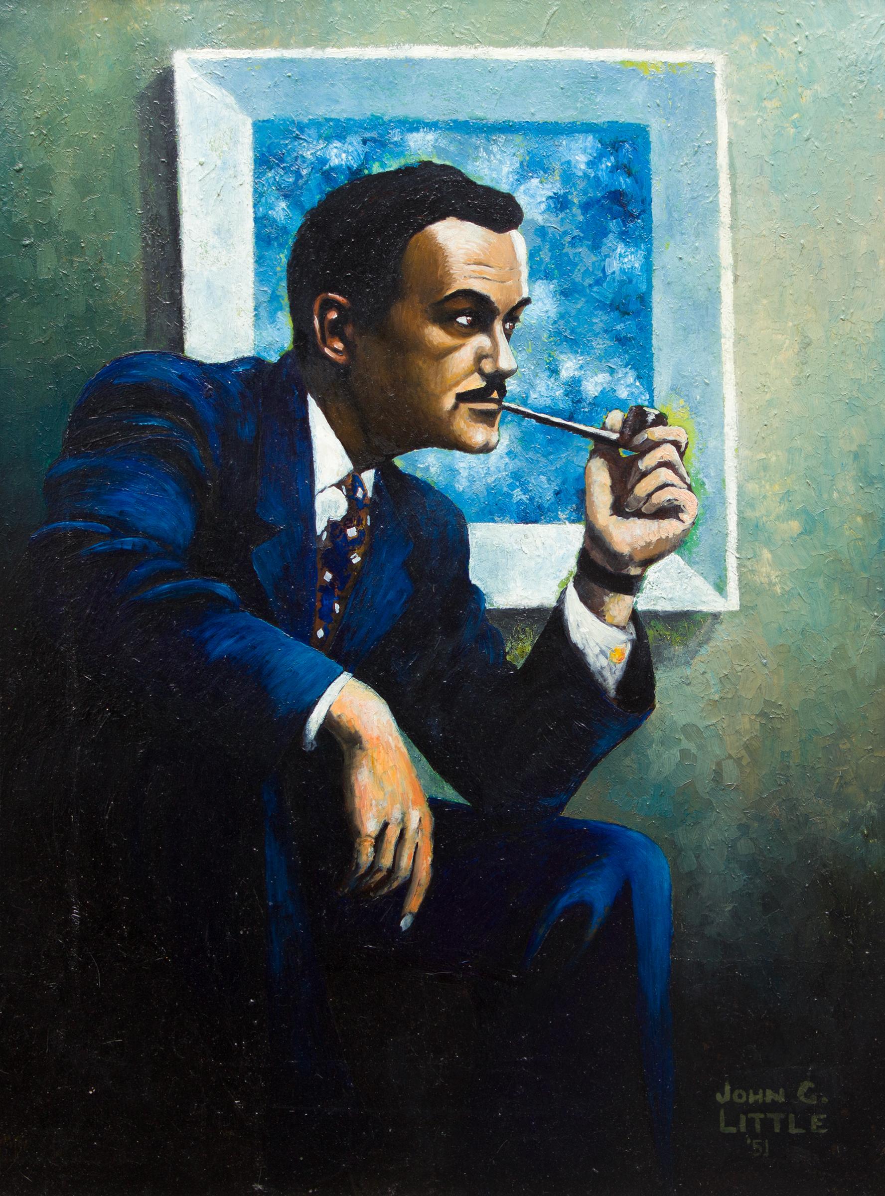 John Geoffrey Caruthers Little (1928-2024) - Portrait de monsieur Gareau, 1951