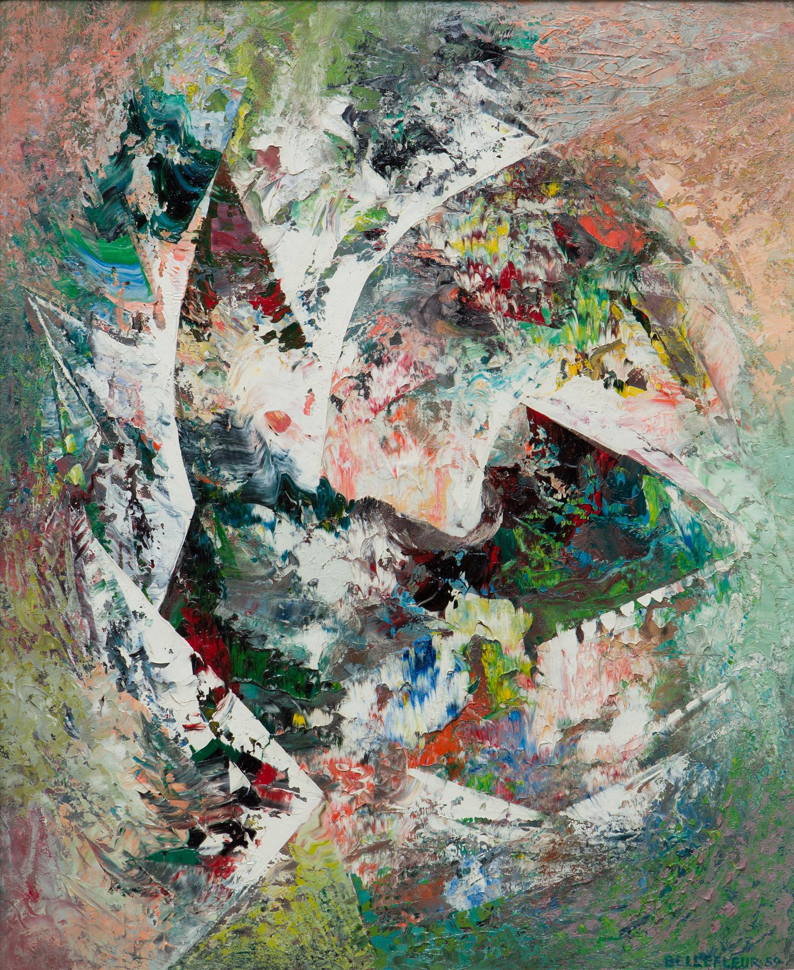 Léon Bellefleur (1910-2007) - Angles d'émeraude