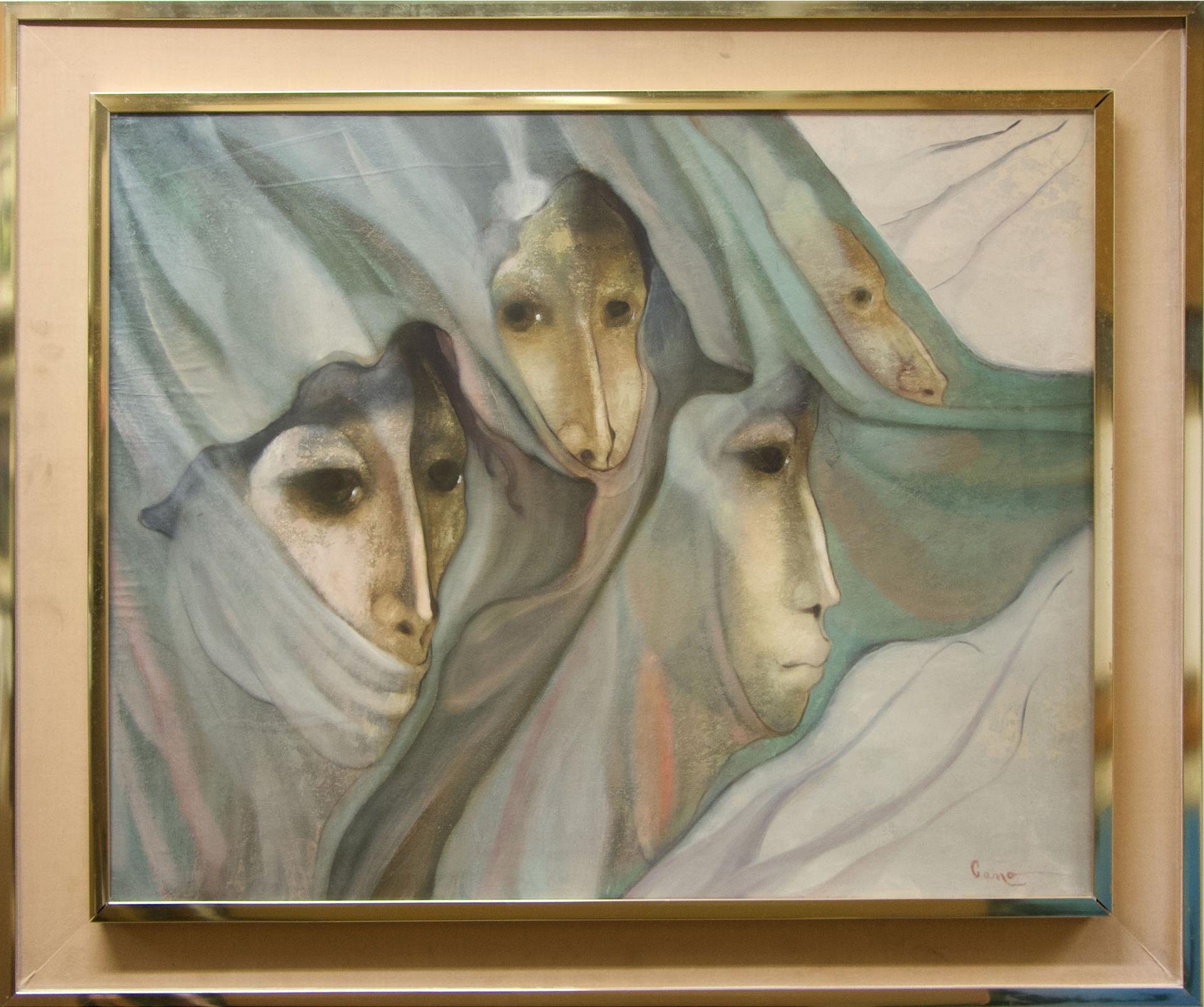 Mario Lopez Cano - Untitled (Faces)