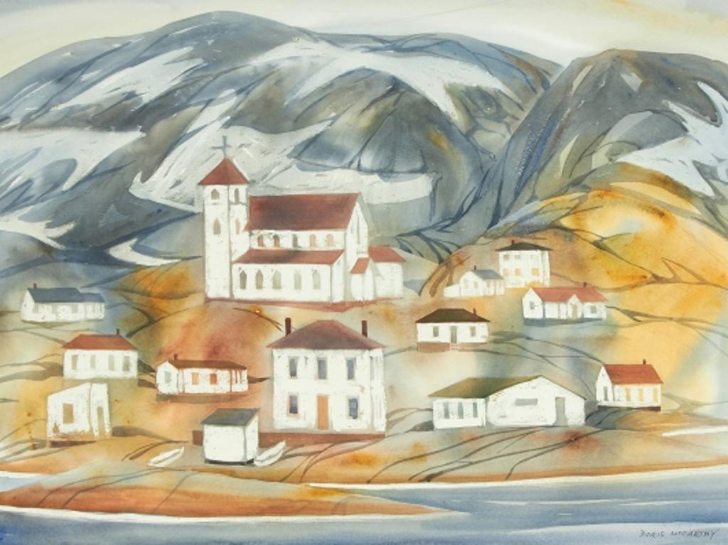 Doris Jean McCarthy (1910-2010) - Village on the North Shore
