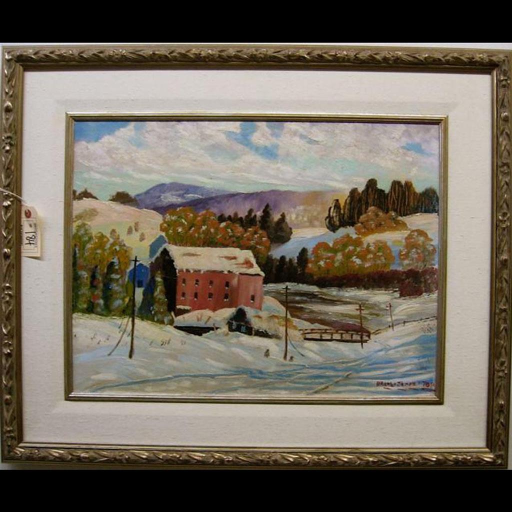 Harold Jemmett - Old Mill In Winter