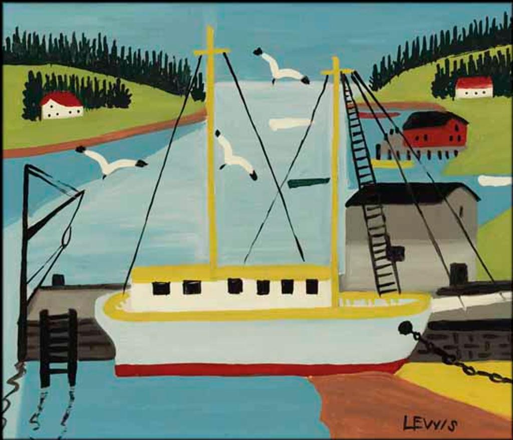 Maud Kathleen Lewis (1903-1970) - Harbour Scene
