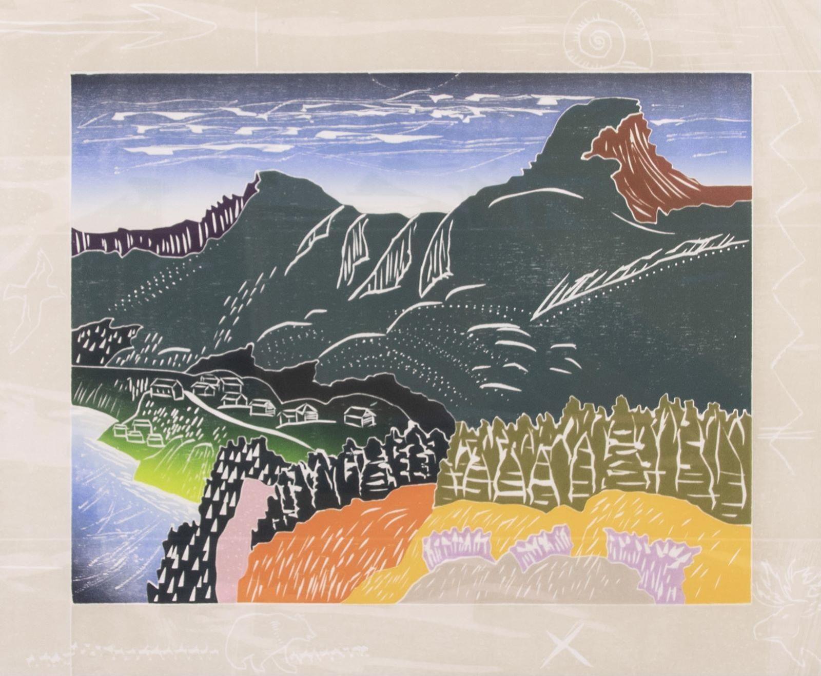 Anne Meredith Barry (1932-2003) - Dark Mountain; 1999