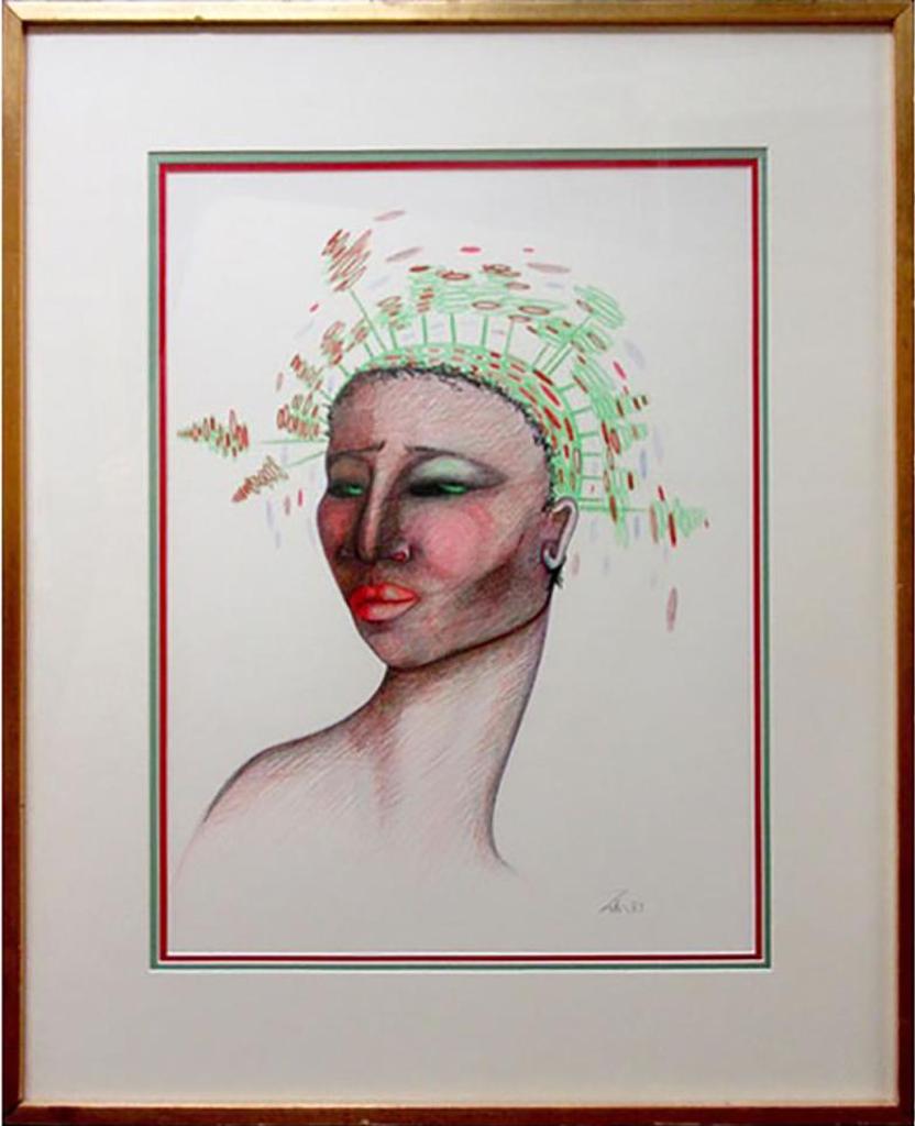Toller Cranston (1949-2015) - Untitled (Woman)