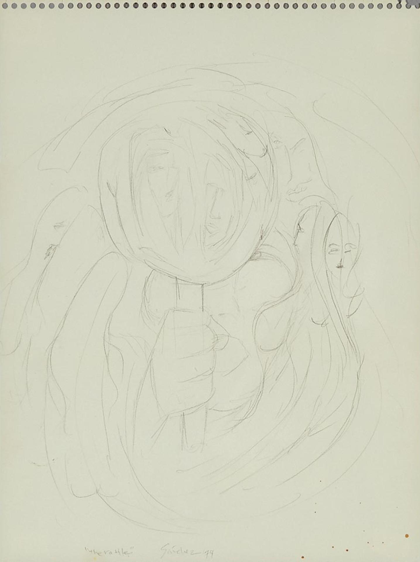 Joseph Sánchez - The Rattle - Sketch, 1974