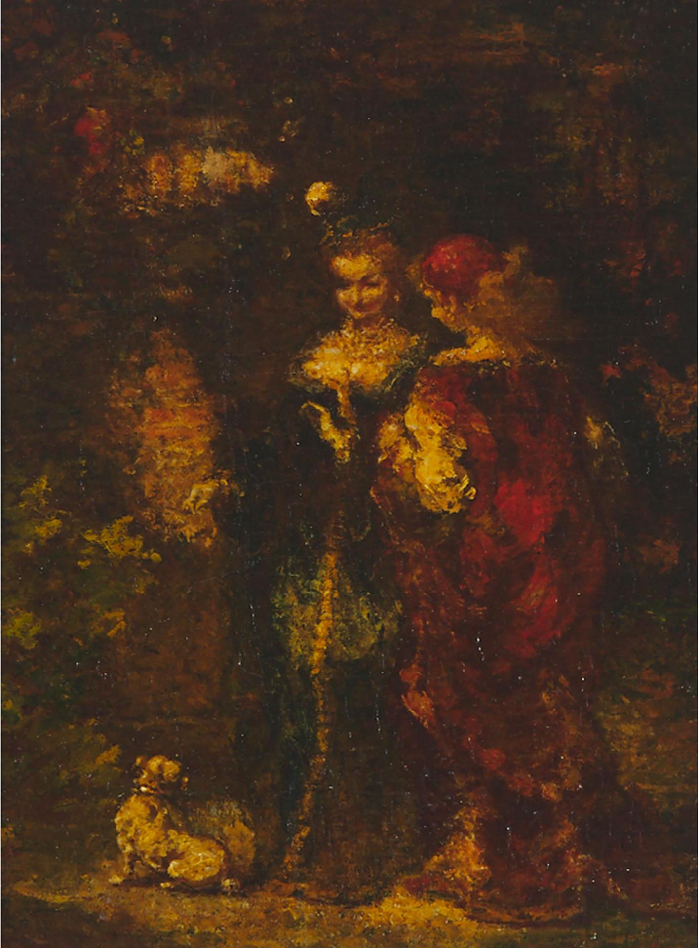 Adolphe Joseph Thomas Monticelli (1824-1886) - The Promenade, Late 1850s