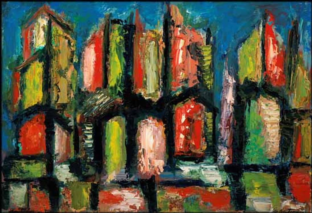 André Jasmin (1922-2020) - Château dans la nuit