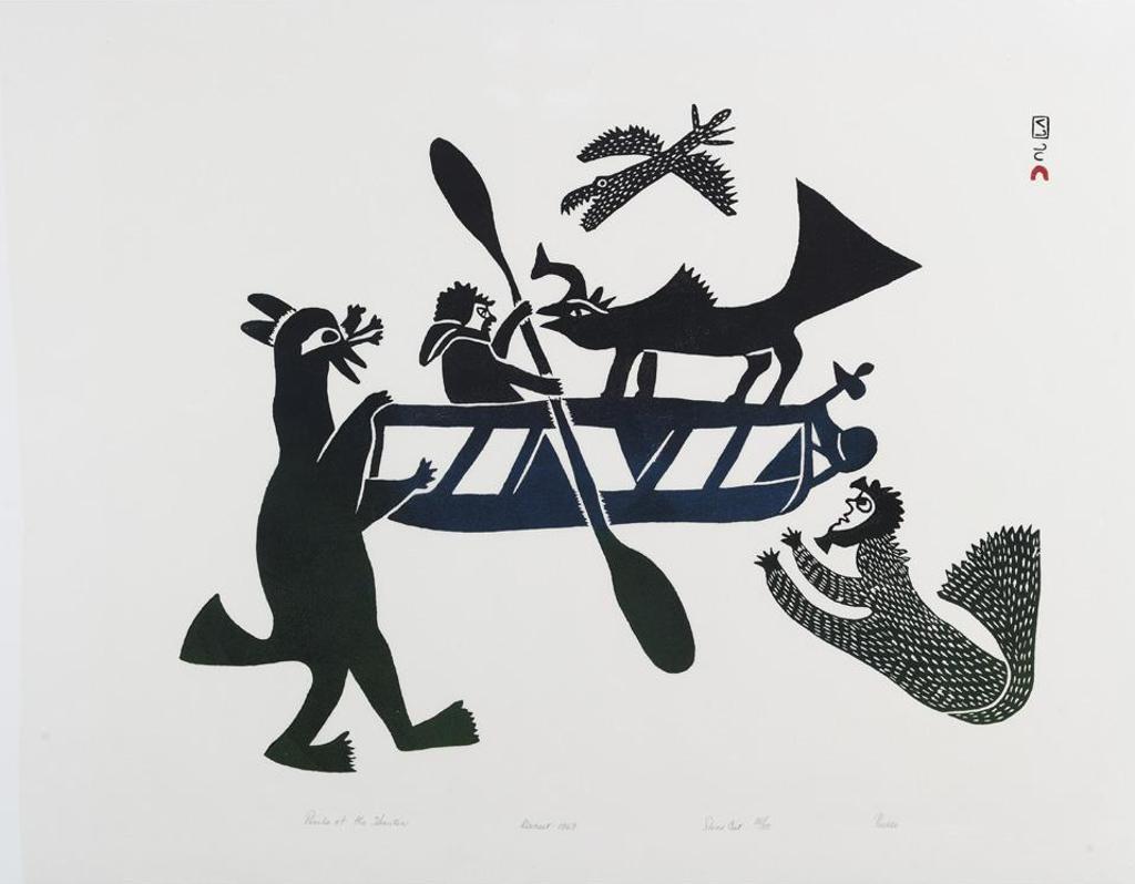 Pudlo Pudlat (1916-1992) - Perils Of The Hunter