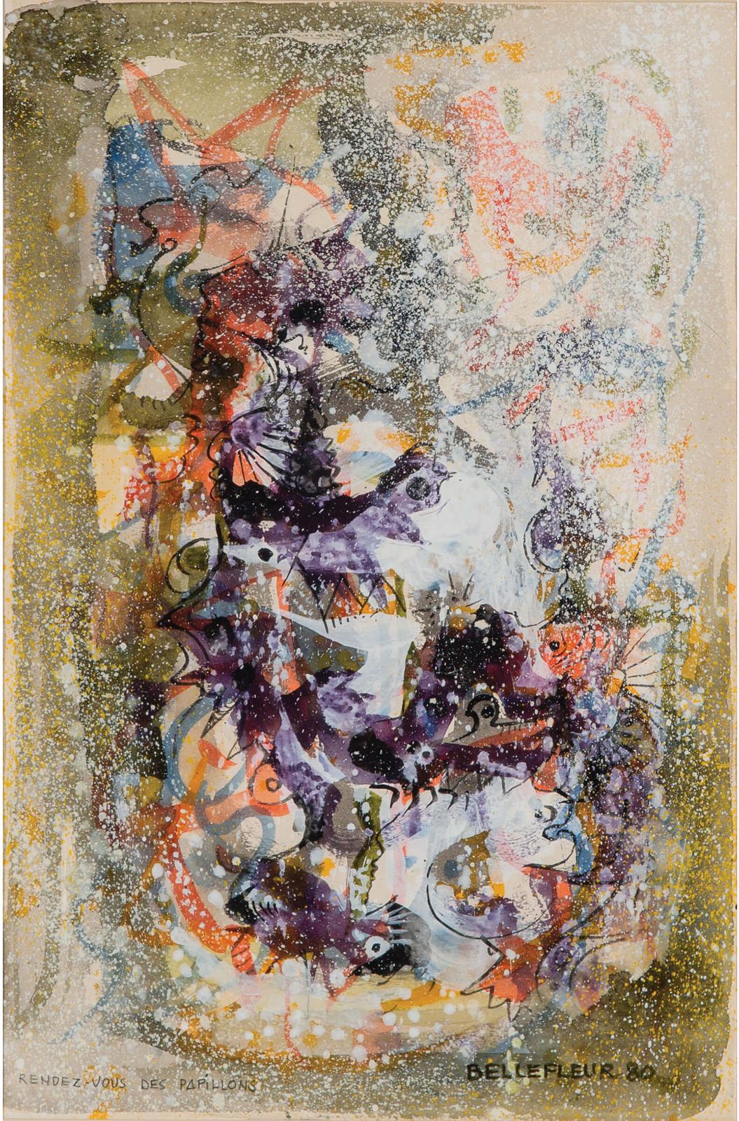 Léon Bellefleur (1910-2007) - Rendez-Vous Des Papillons