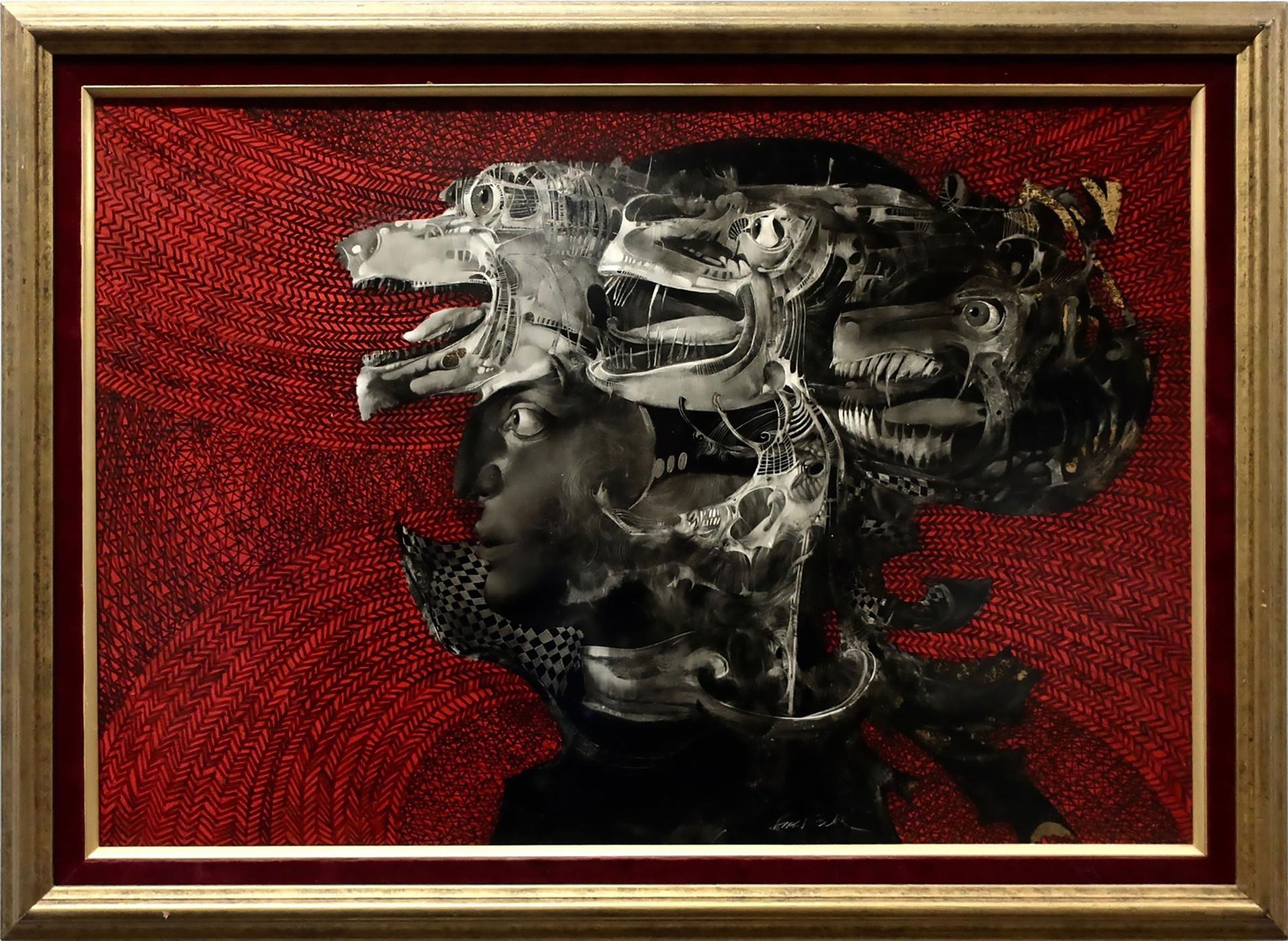 Endre Szasz (1926-2003) - Untitled (Man With Cerberus)