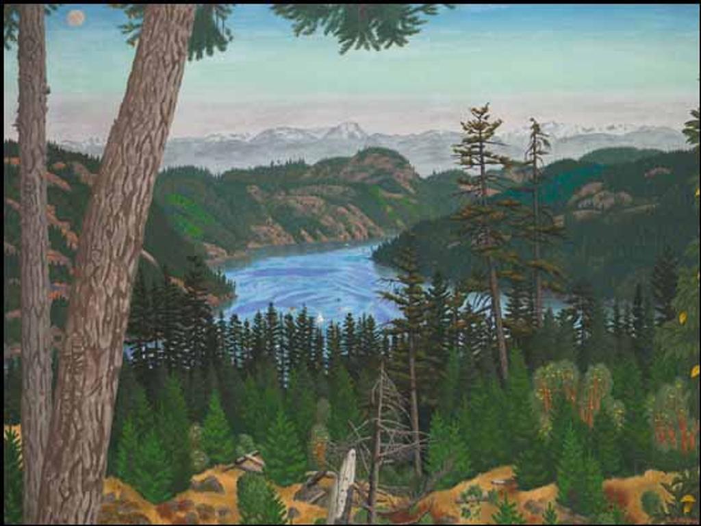 Edward John (E. J.) Hughes (1913-2007) - Looking South Over Finlayson Arm