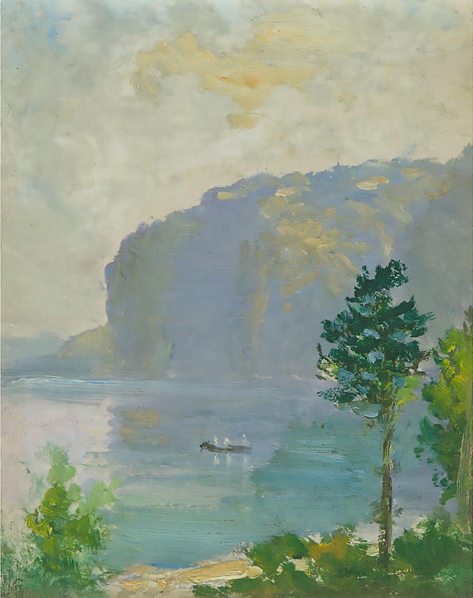 Frederic Martlett Bell-Smith (1846-1923) - Blue Haze, Bon Echo, 1921