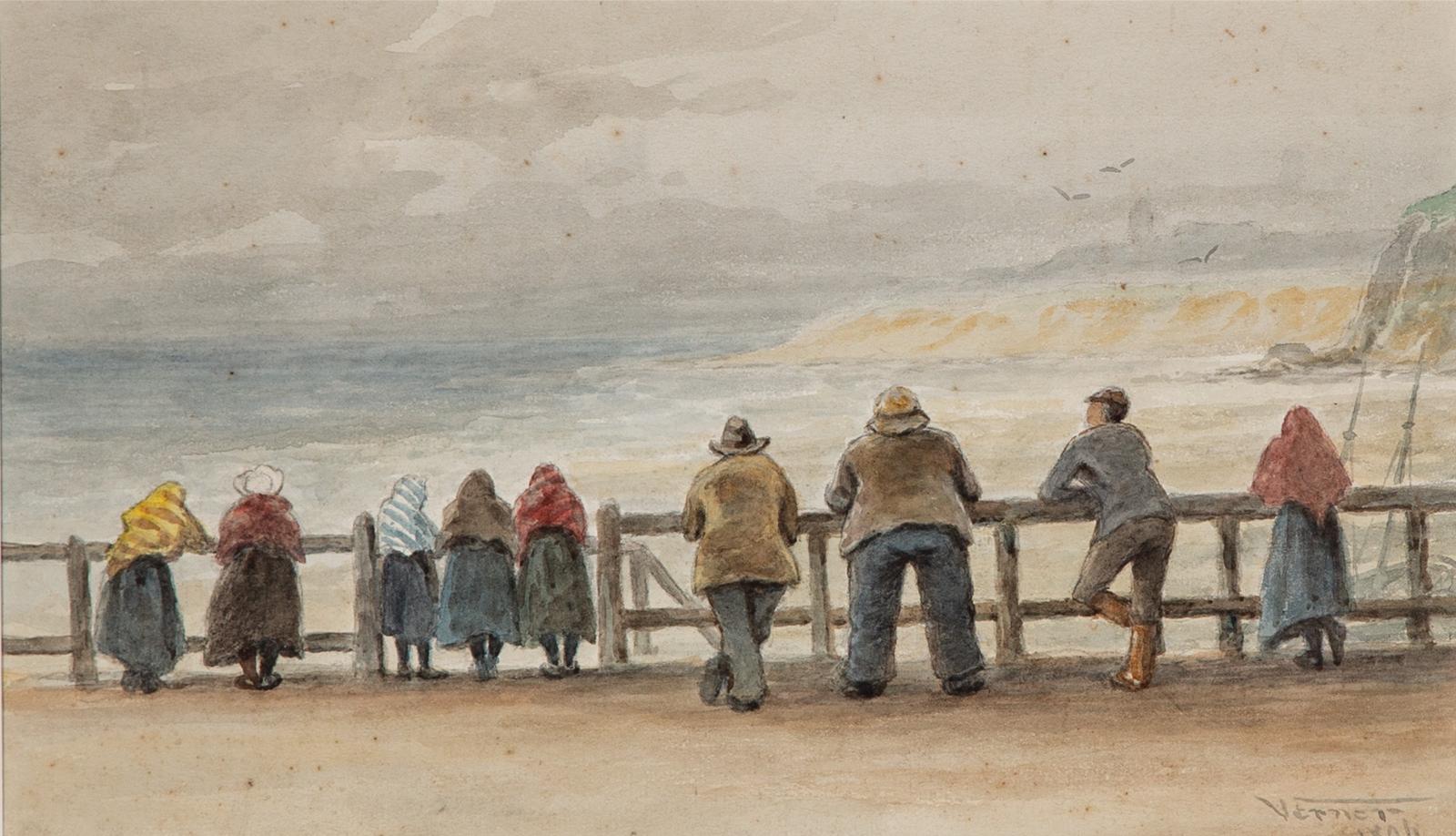 Frederick Arthur Verner (1836-1928) - After The Gale, Tynemouth