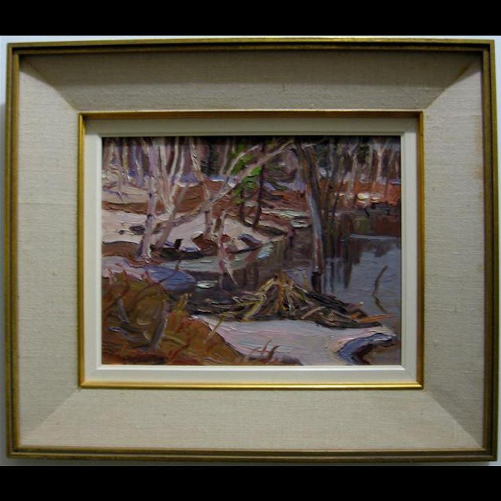 Ralph Wallace Burton (1905-1983) - Spring 1971, Beaver House - Gatineau Parkway, Que.