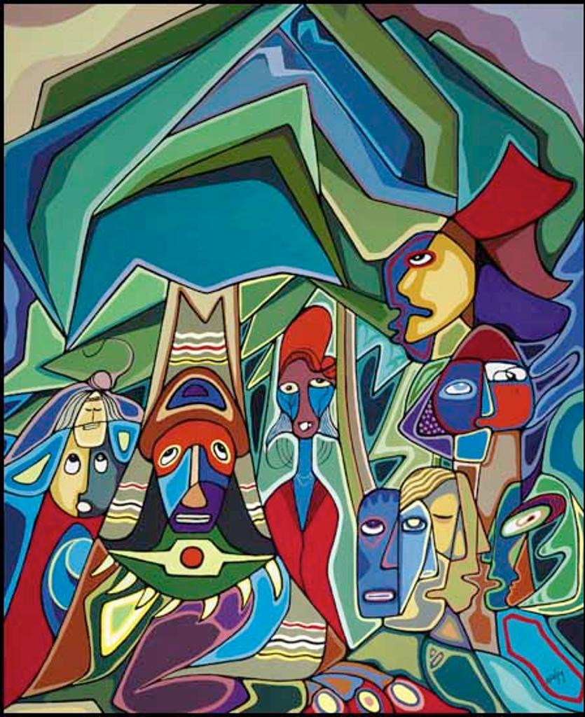 Daphne Odjig (1919-2016) - All the World is a Stage