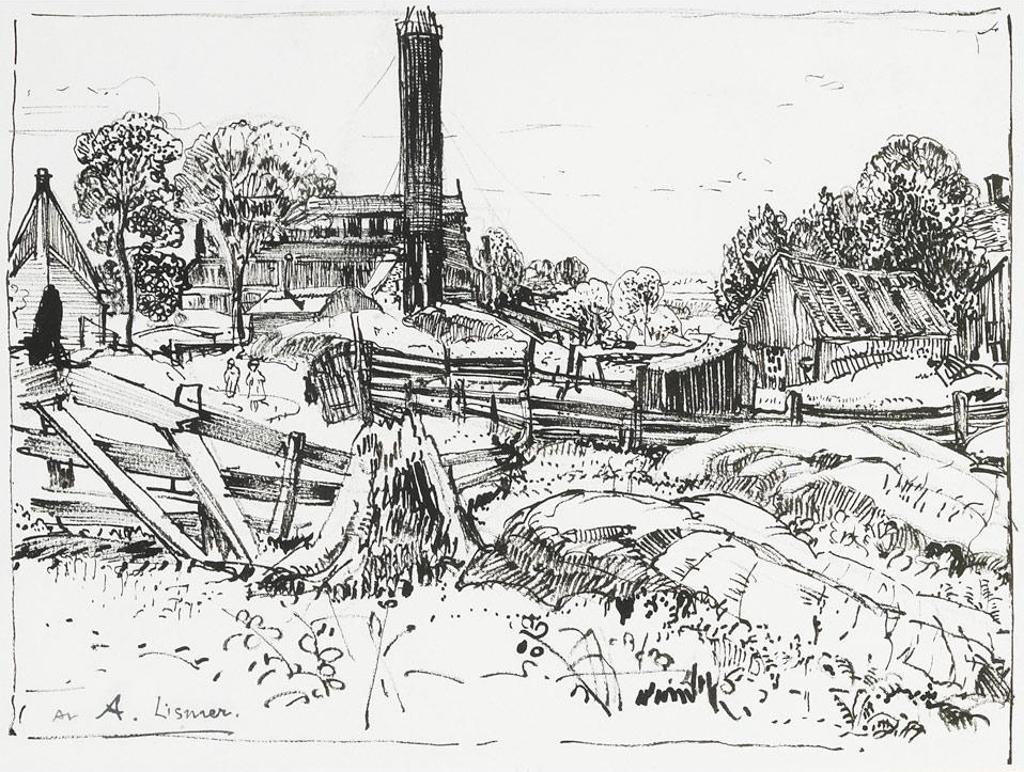 Arthur Lismer (1885-1969) - Quebec Village, Circa 1926