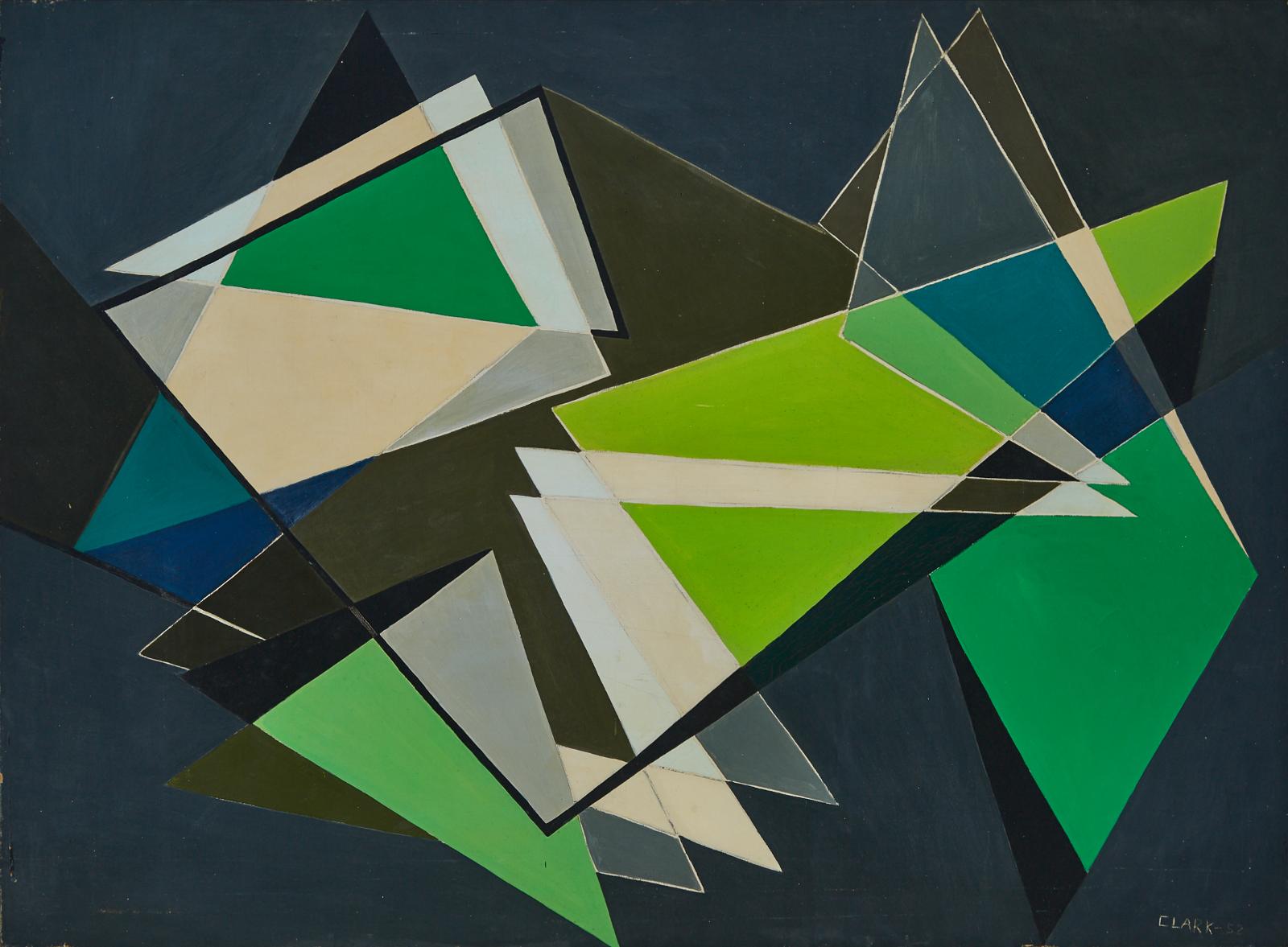 Lygia Clark (1920-1988) - Untitled Composition, 1952
