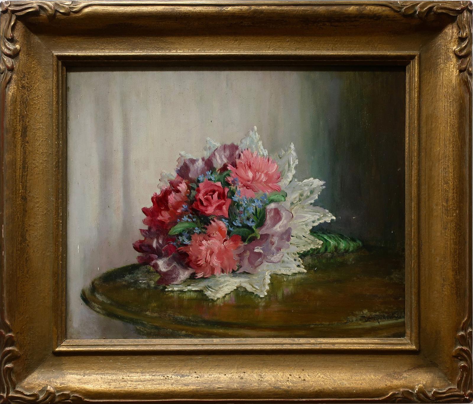 Beatrice Hagarty Robertson (1879-1962) - Bouquet On Table Top
