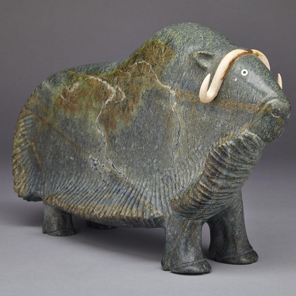 Nuveeya Ipellie (1920-2010) - Windswept Musk Ox