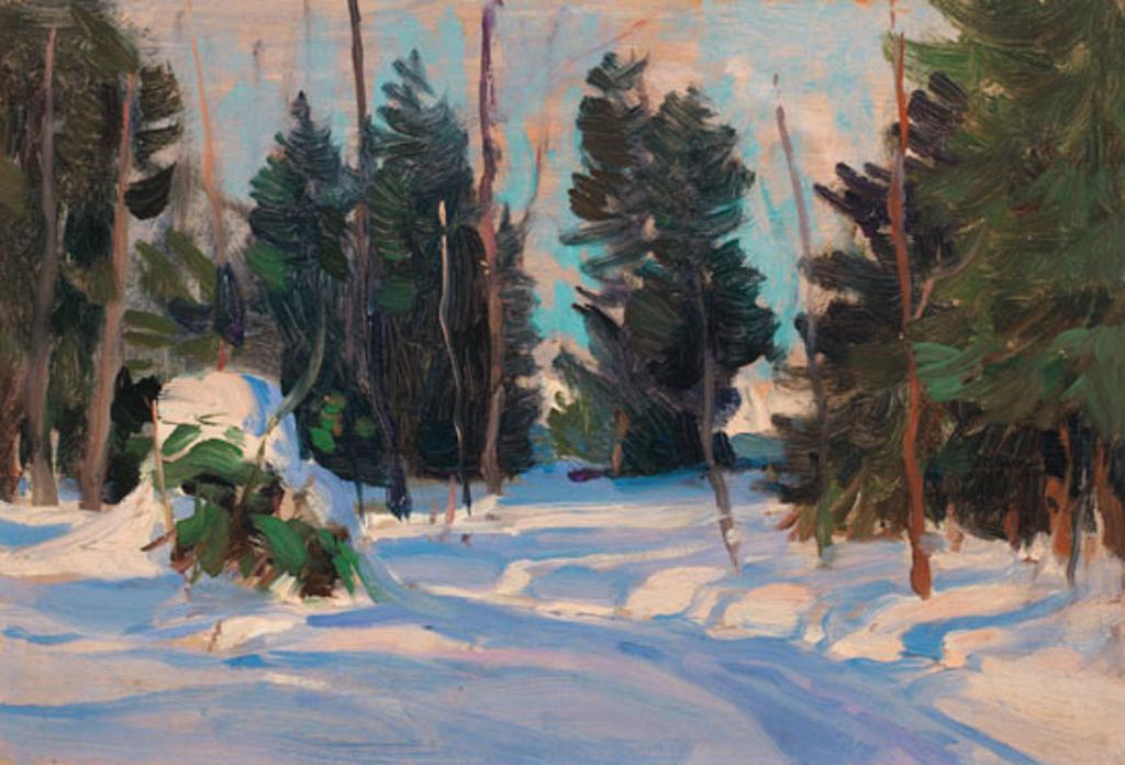 Clarence Alphonse Gagnon (1881-1942) - À l'orée du bois, Charlevoix