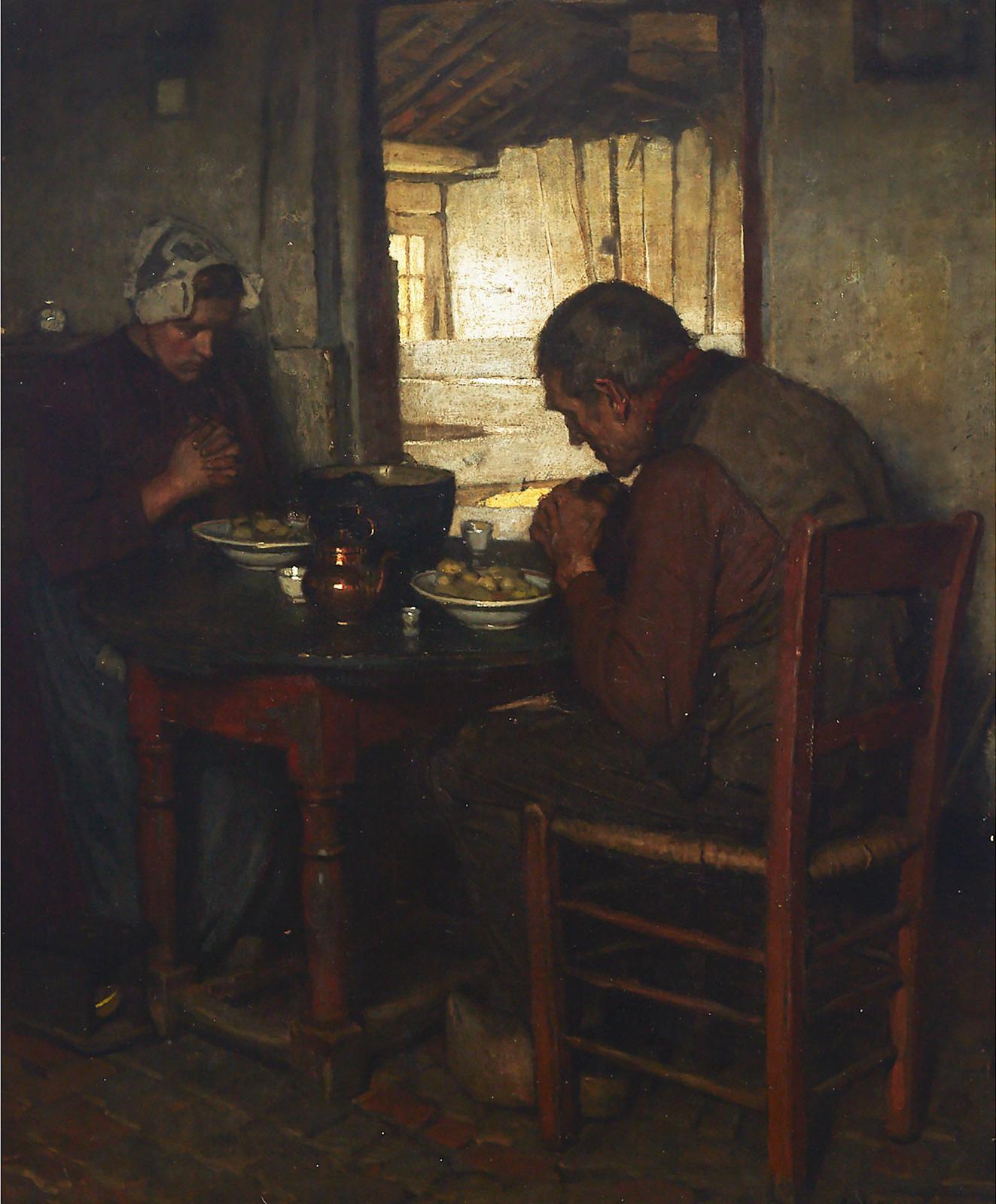 Harold Knight (1874-1961) - Thanksgiving