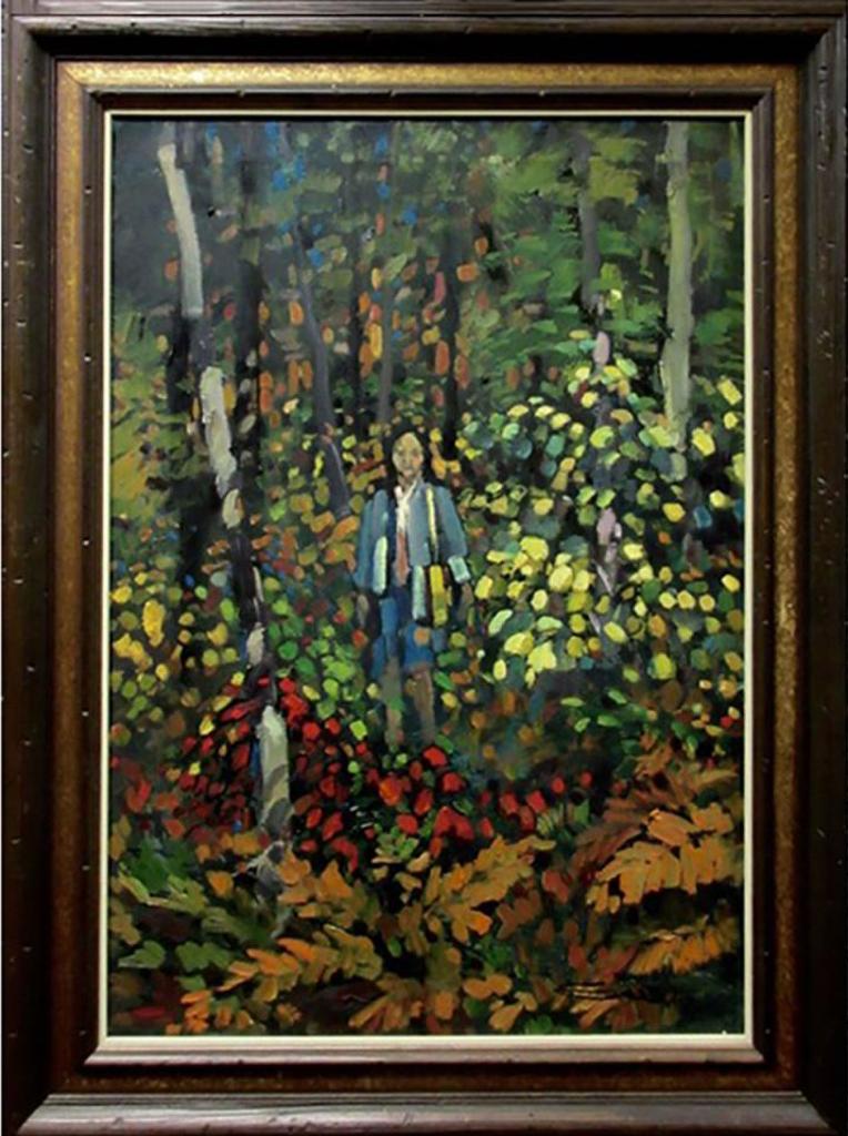 Arthur Shilling (1941-1986) - Untitled (Figure In Forest)