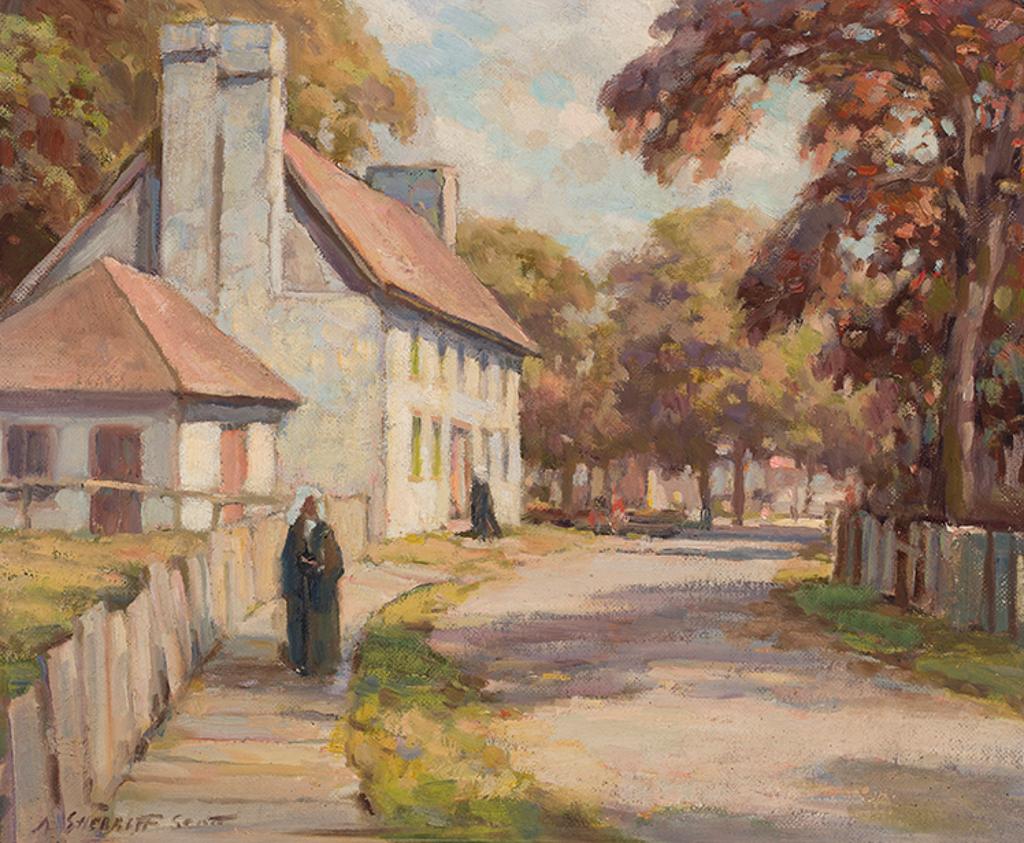 Adam Sherriff Scott (1887-1980) - Sisters on a Sunny Day