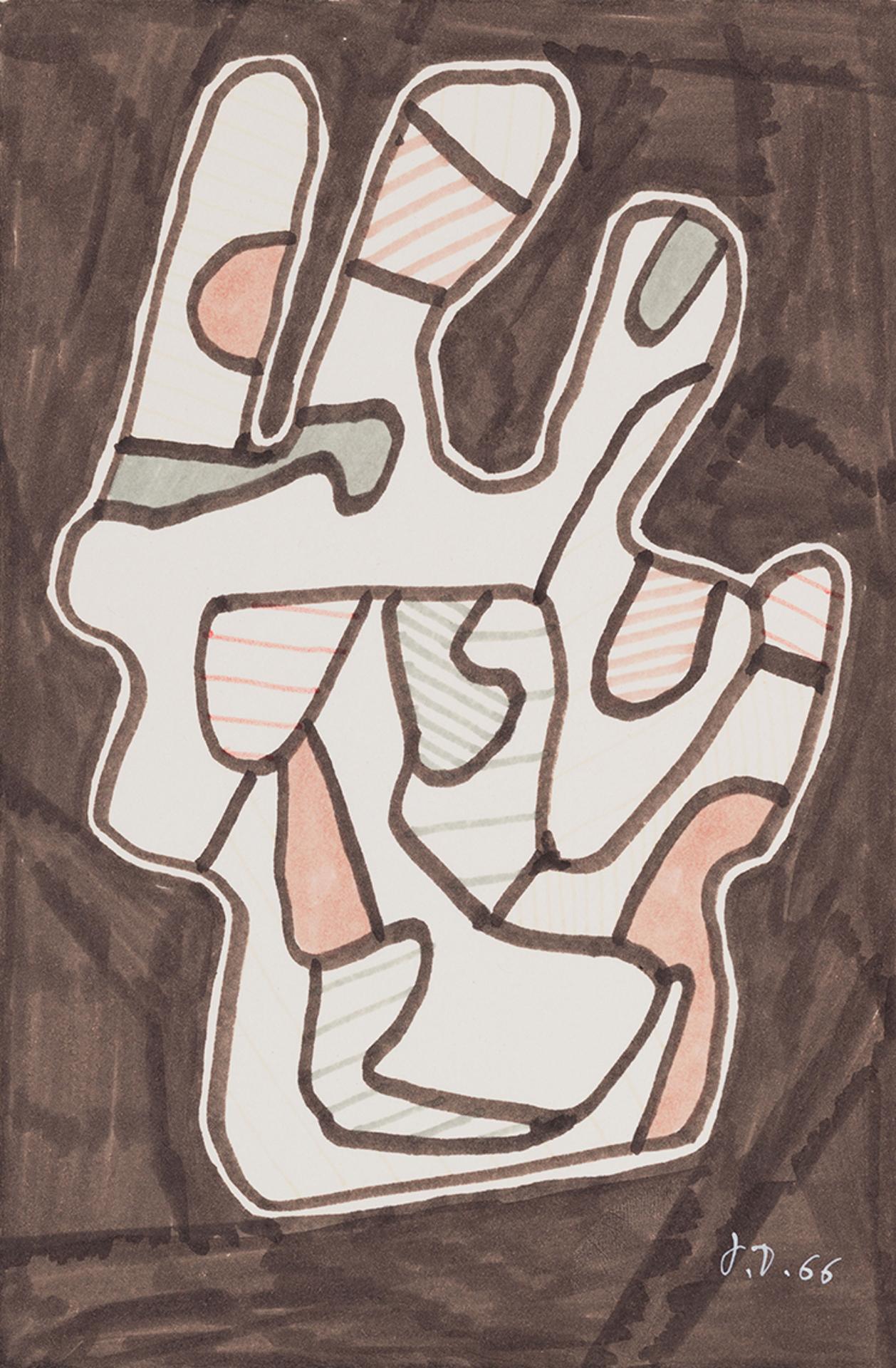 Jean Dubuffet (1901-1985) - La Main I