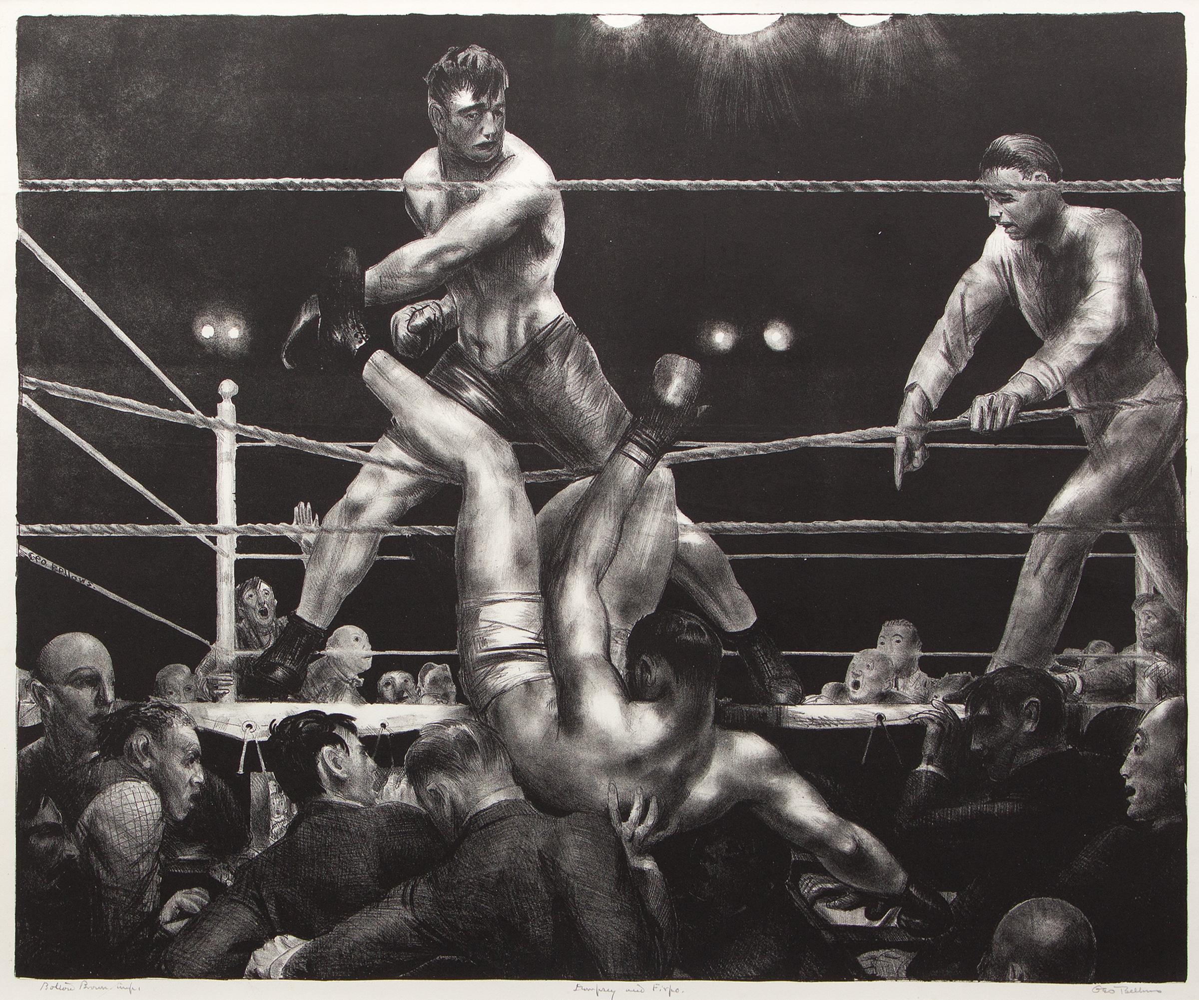 George Bellows (1882-1925) - Dempsey and Firpo, 1923-1924