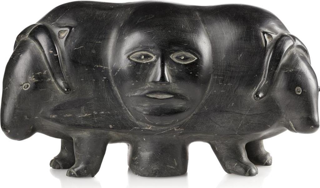 Mathew Aqigaaq (1940-2010) - Muskox Shaman 1980