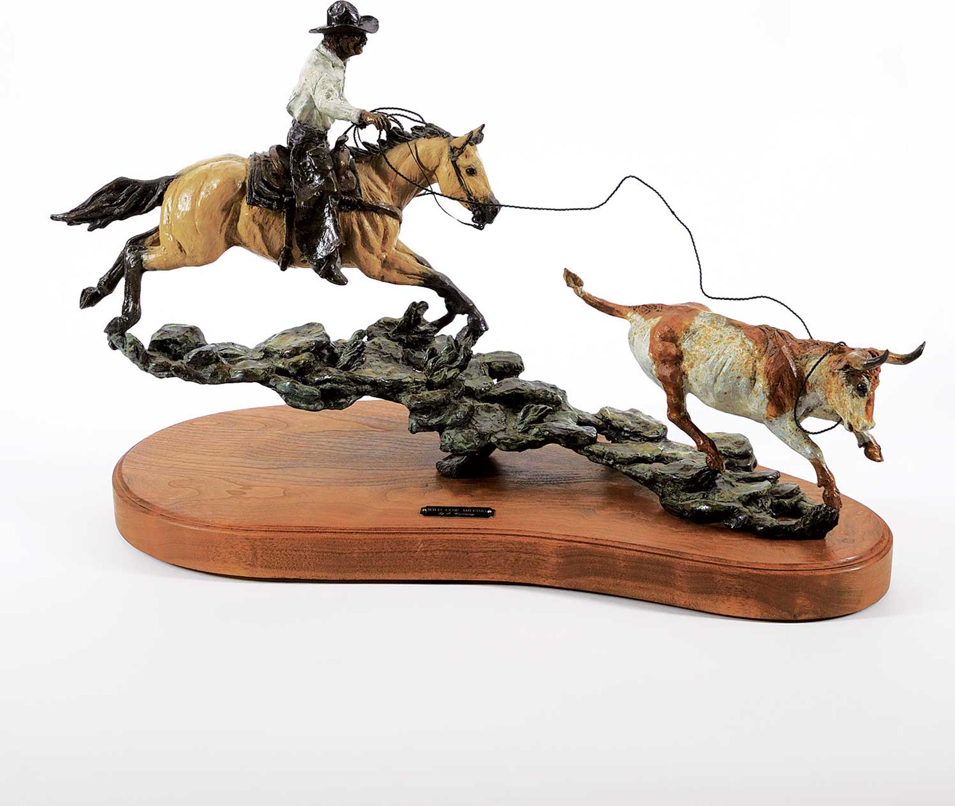 Jay Contway (1935-2019) - Wild Cow Milking #19/24
