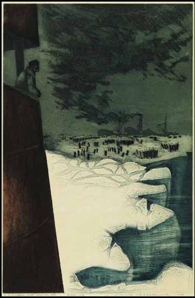 David Lloyd Blackwood (1941-2022) - S.S. Imogene With Crew on Ice