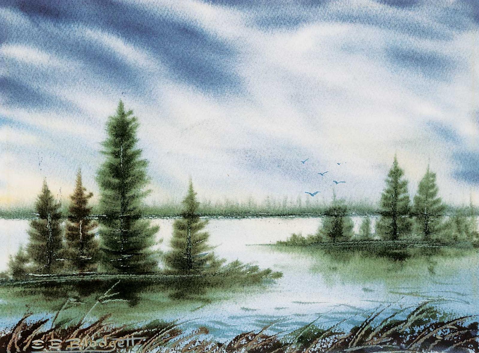 Stanford Earl Blodgett (1909-2006) - Untitled - Lake Islands