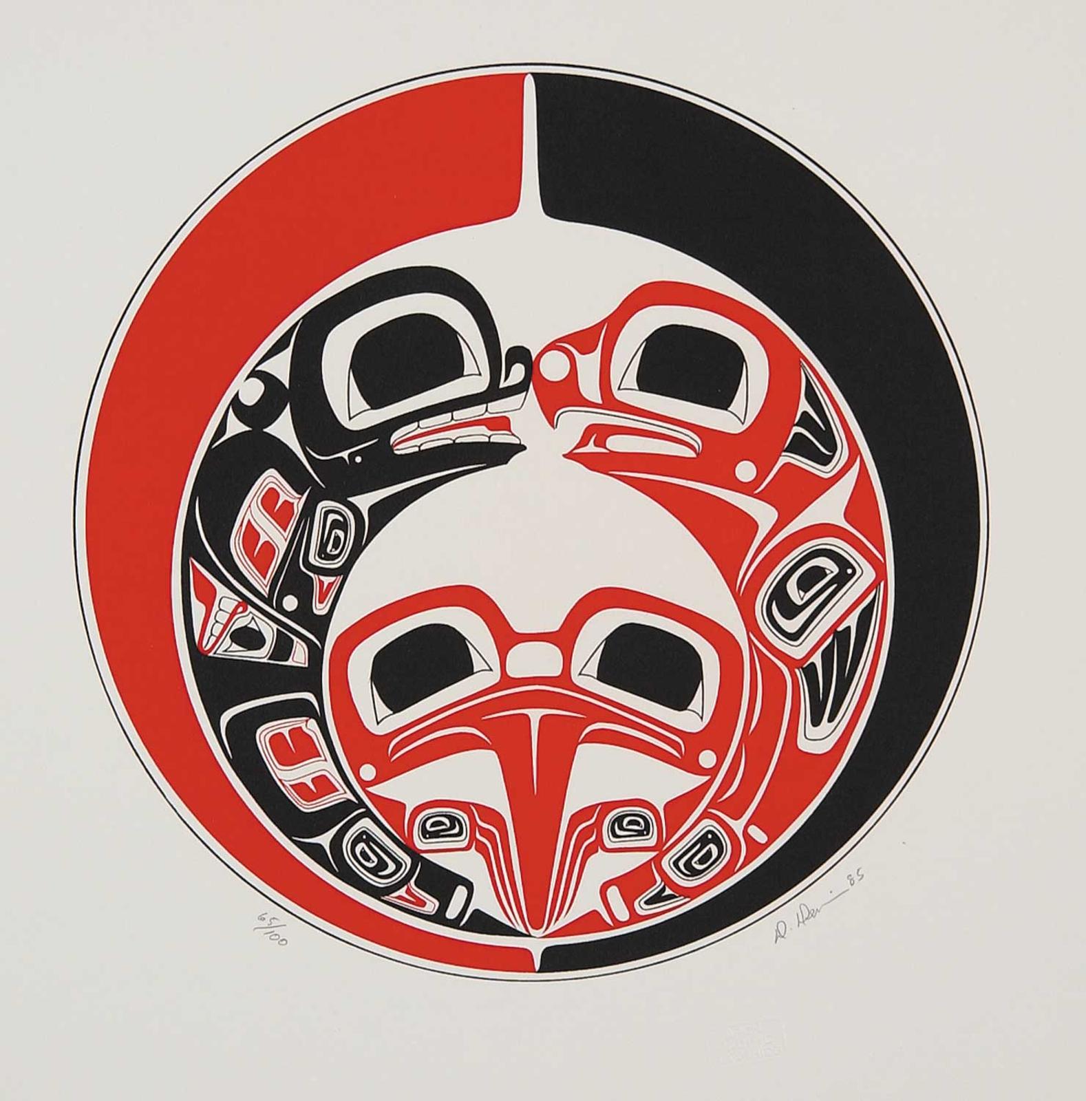 Danny M. Dennis (1951-2011) - Untitled - Frog, Whale, Eagle #65/100