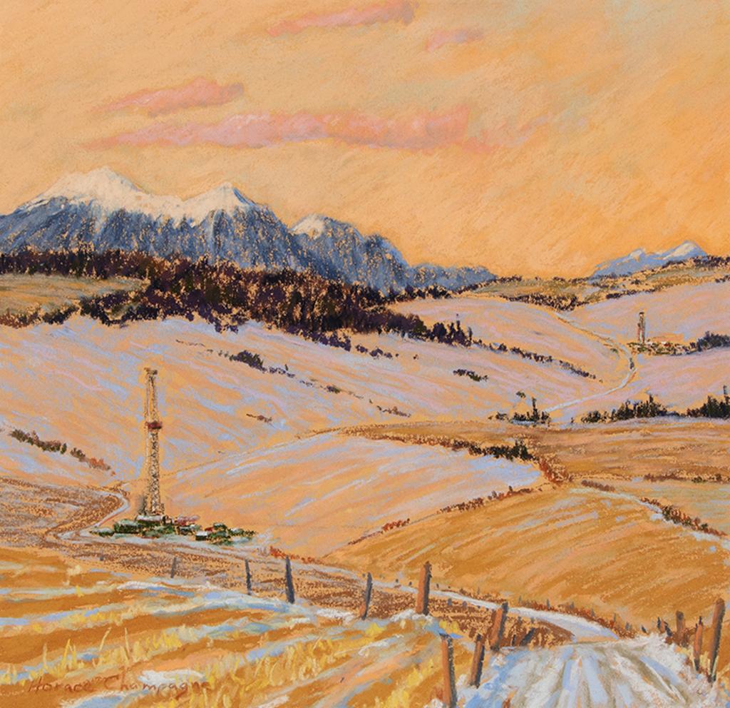 Horace Champagne (1937) - Oil Rig, Turner Valley