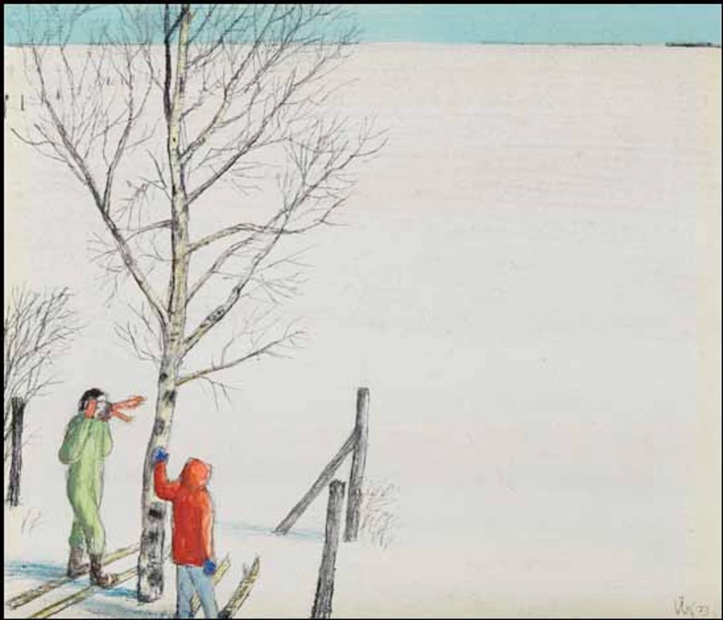 William Kurelek (1927-1977) - Next Shelter Two Miles