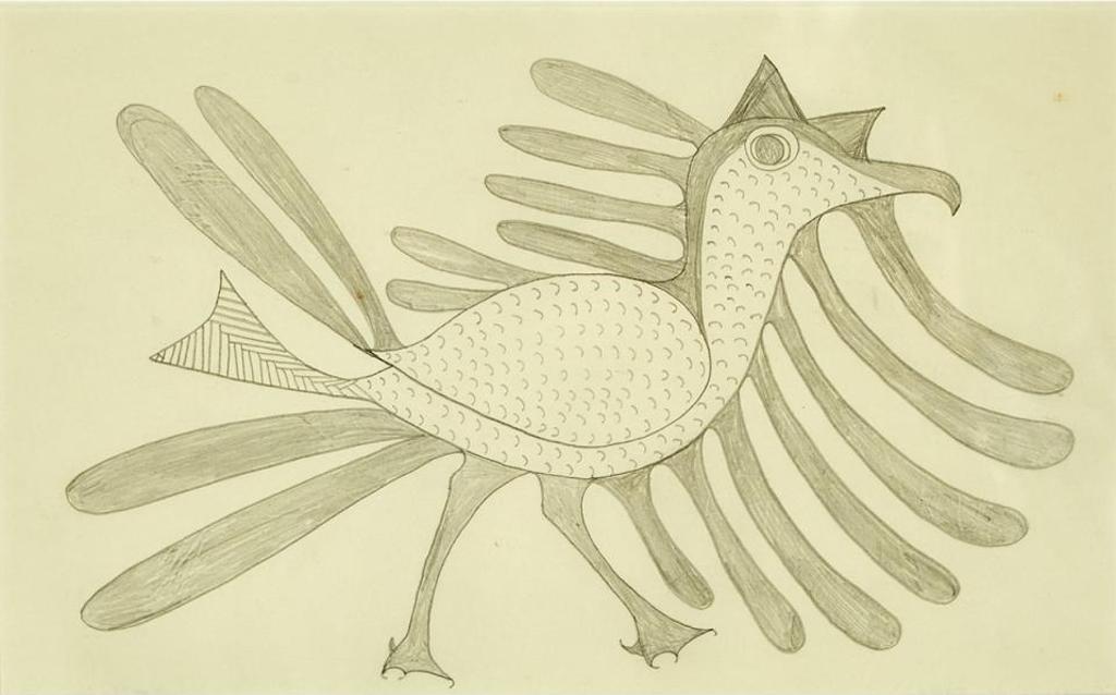 Kenojuak Ashevak (1927-2013) - Arctic Bird