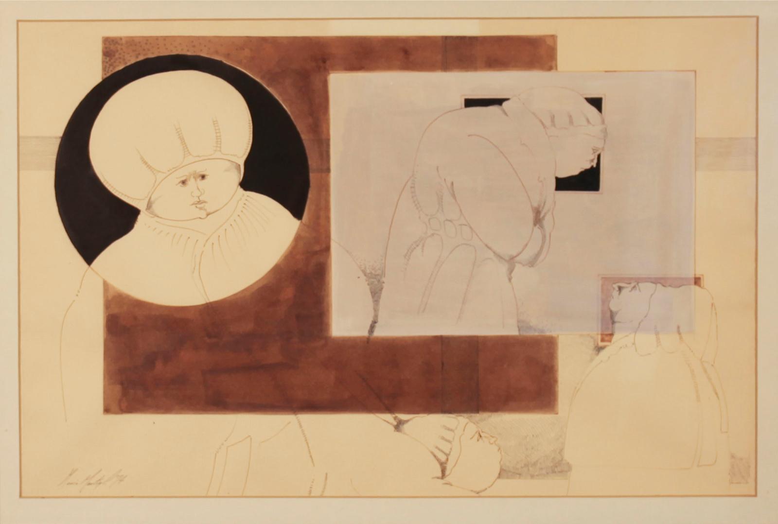 Mario Martin Del Campo (1945) - Untitled, 1974