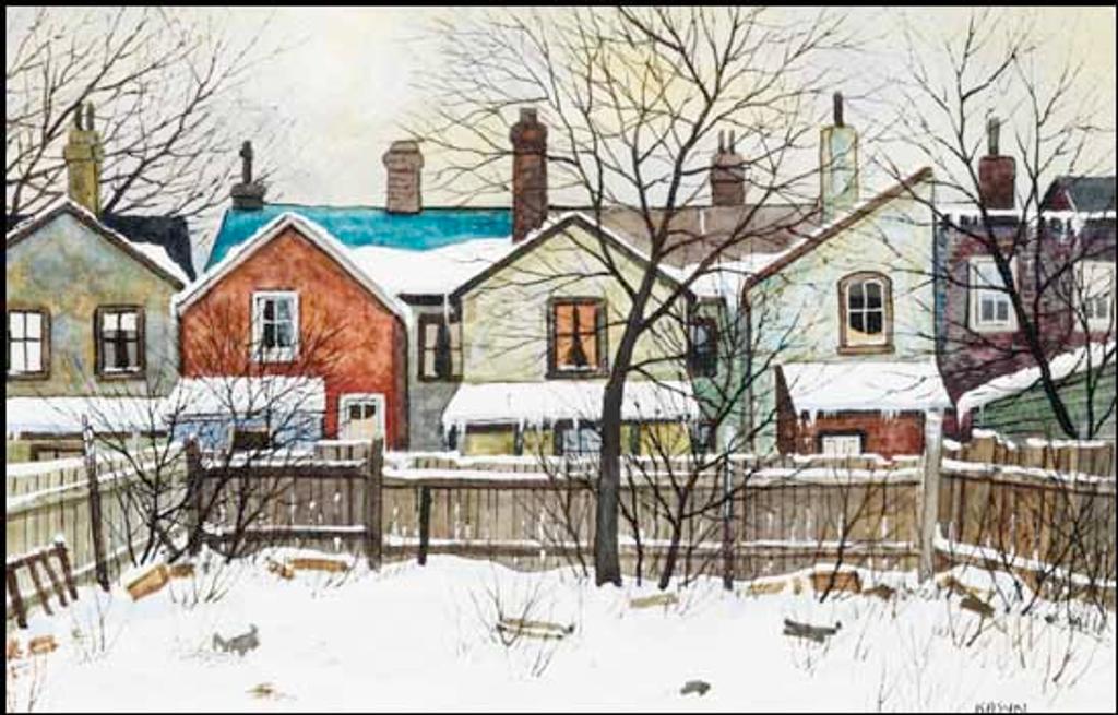 John Kasyn (1926-2008) - Behind Ontario St. (Toronto)