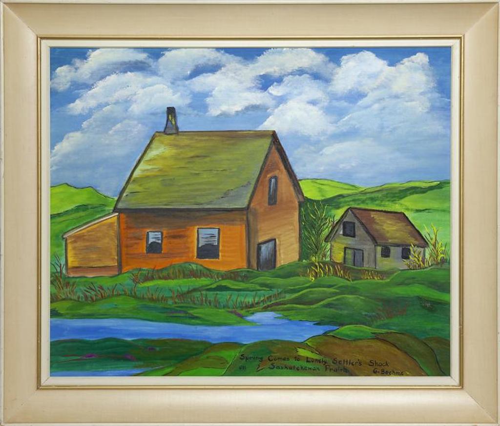 G. Boehme - Spring Comes to Lonely Settler's Shack on Saskatchewan Prairie