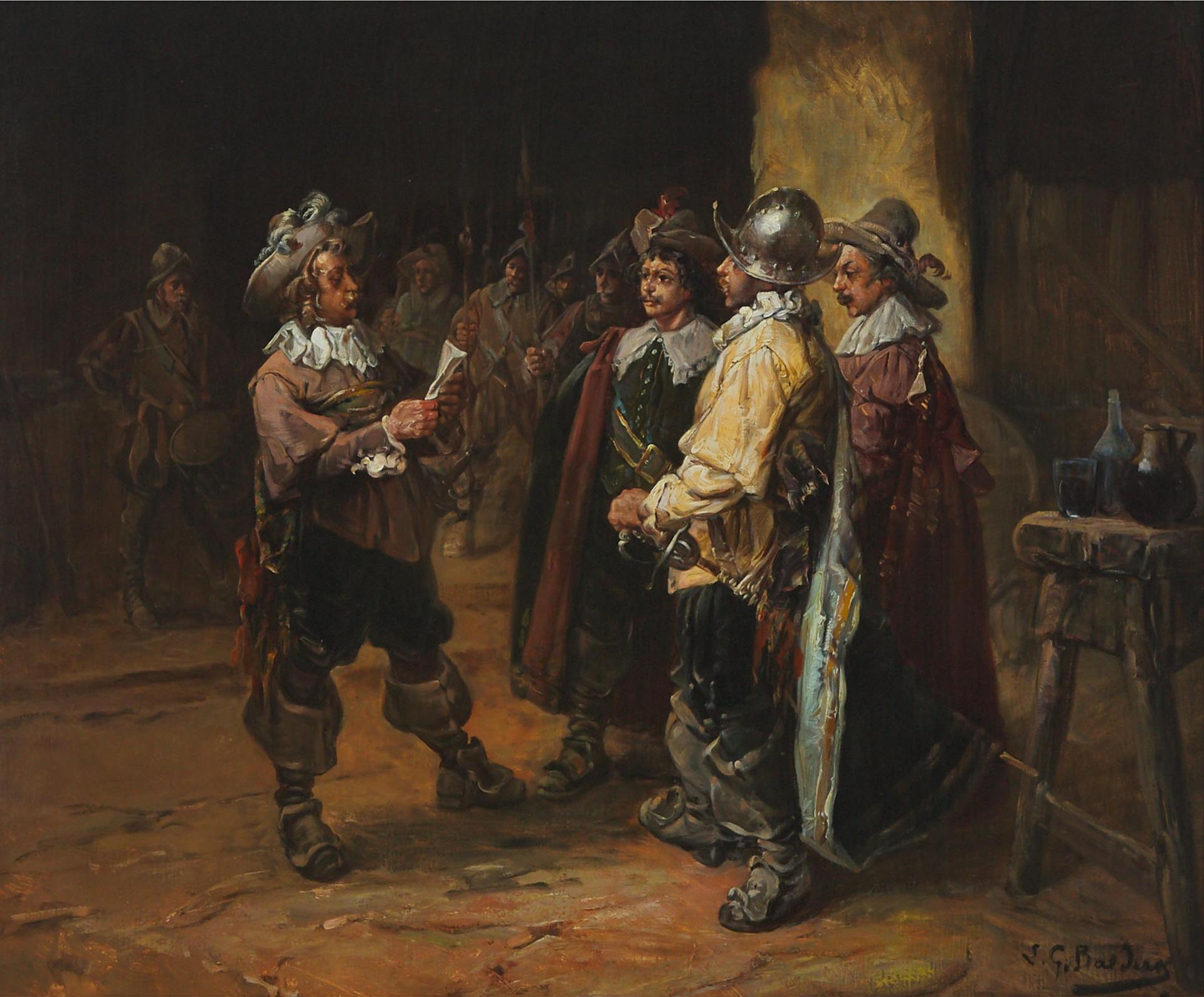 Luigi G. Baldero - Musketeers Hearing The News