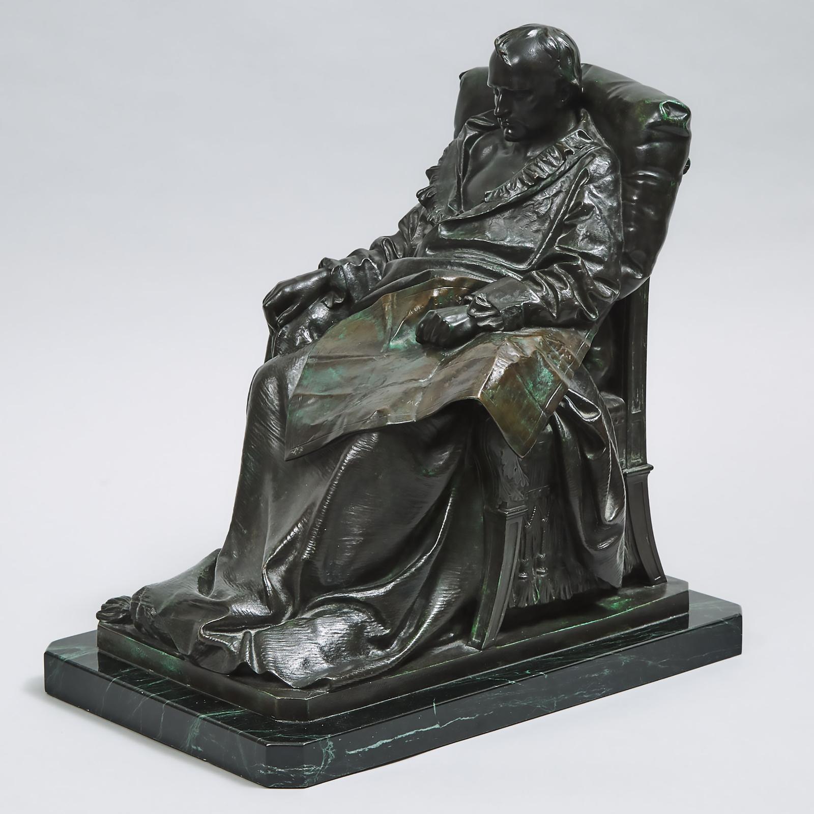 Vincenzo Vela (1820-1891) - The Last Days Of Napoleon