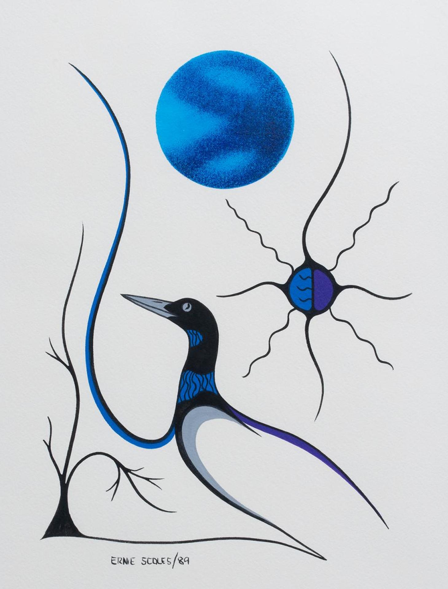 Ernie Scoles (1962) - Untitled - Loon
