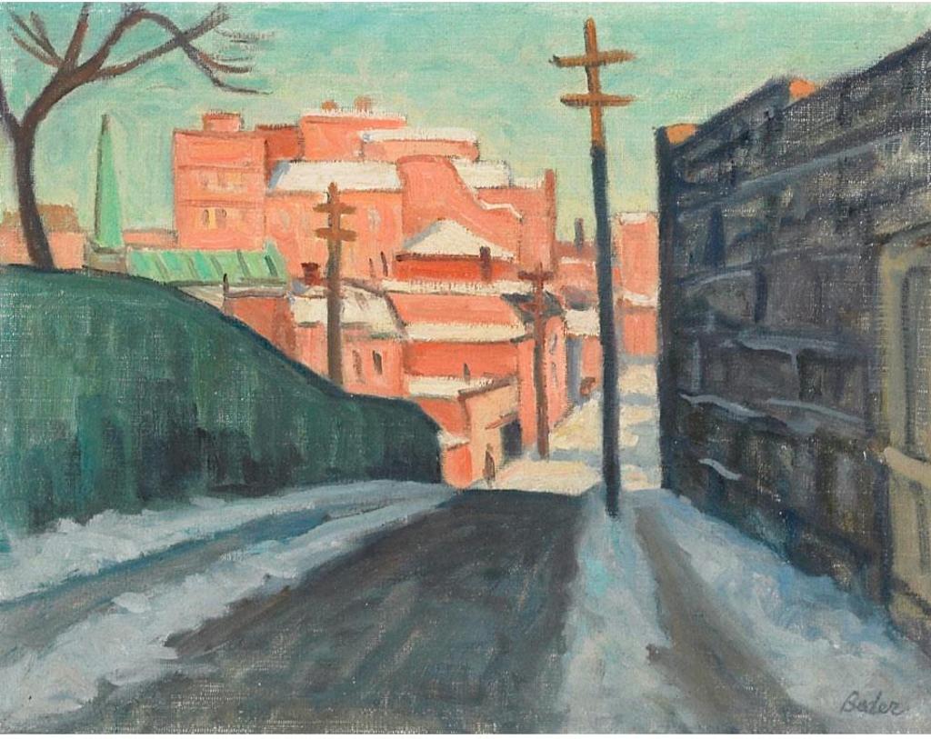 Jack Beder (1910-1987) - Lower Town, 1978