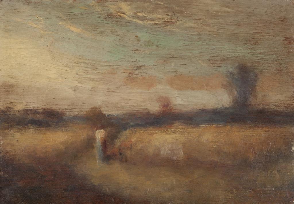 John A. Hammond (1843-1939) - Gleaner, Barbizon