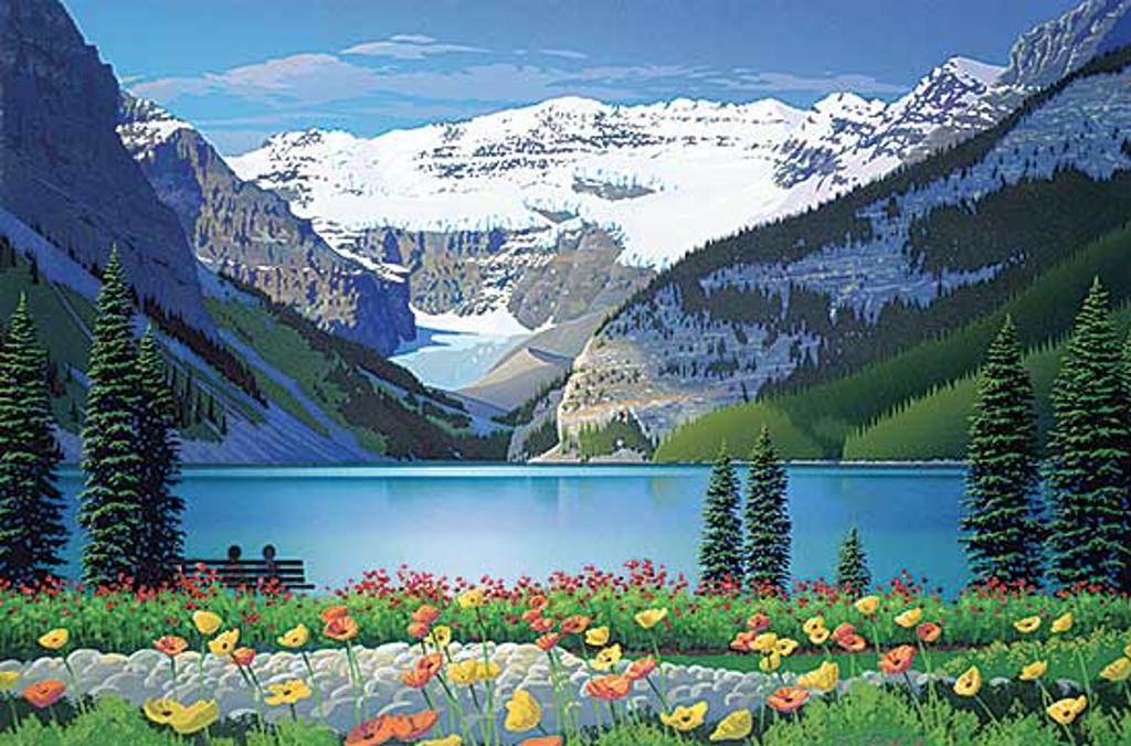 Robert Jones - Lake Louise Poppies