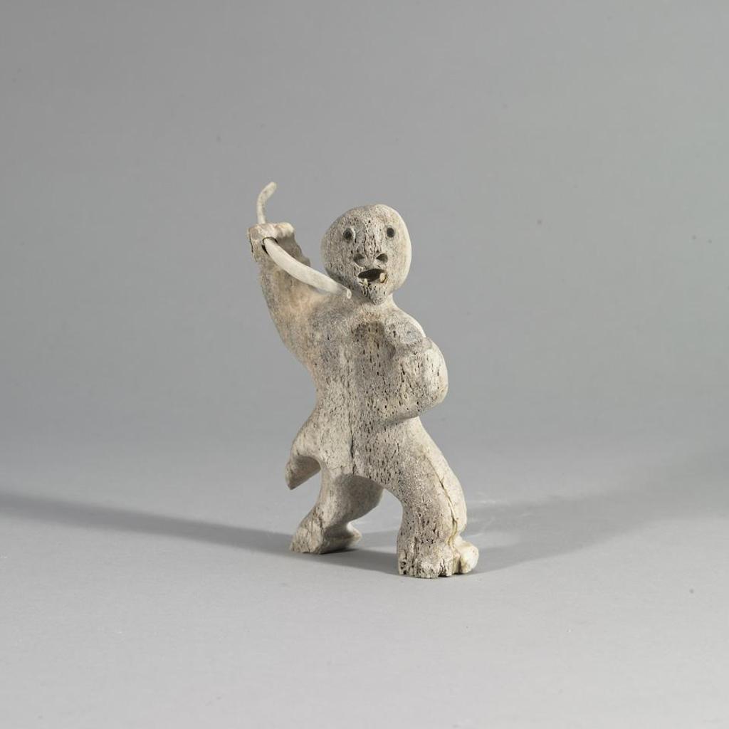 Judas Ullulaq (1937-1998) - Hunter With Spear