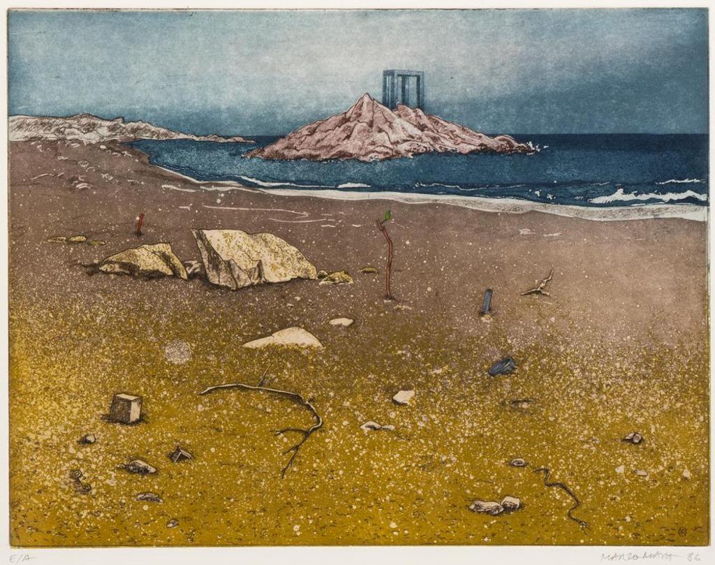 Manel Marzo-Mart (1944) - Paysage Mysterieux